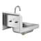 Amgood 12 in. x 16 in. Stainless Steel Hand Sink with Faucet HAND-SINK HS-12 - alternate 3